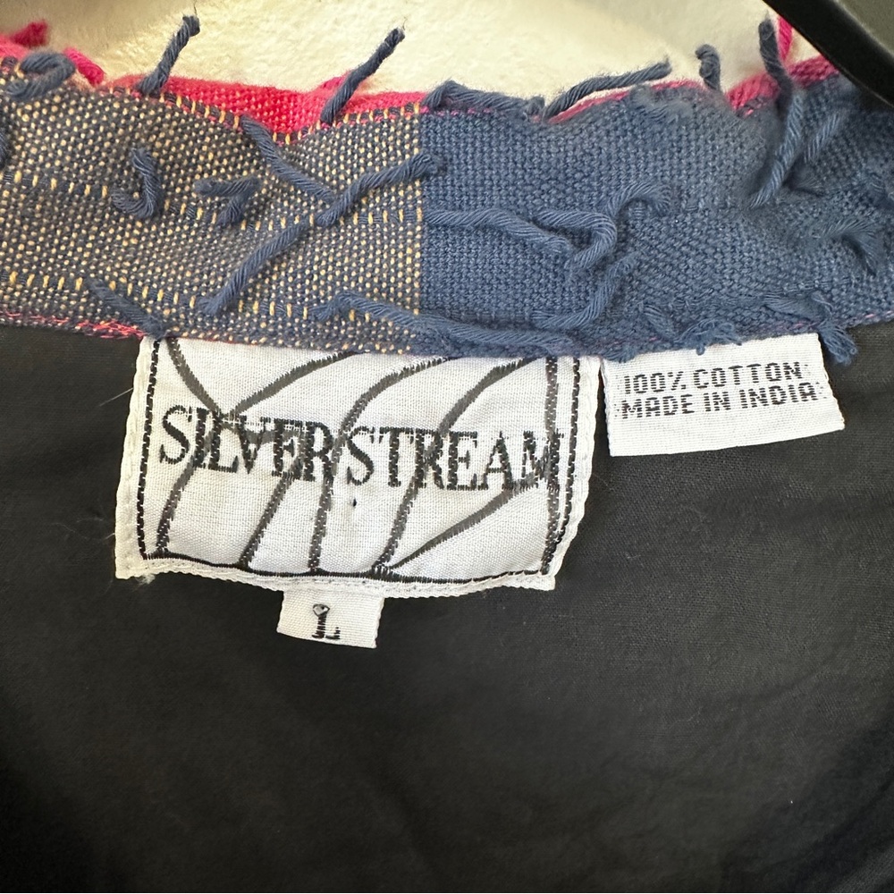 Silver Stream Boho Patchwork Women's Jacket Size L - image 3